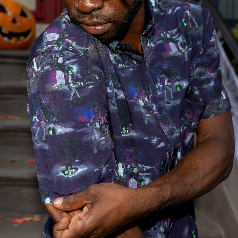 Disney's Hocus Pocus "Billy's Graveyard Shift" – KUNUFLEX Short Sleeve Shirt - Image 10
