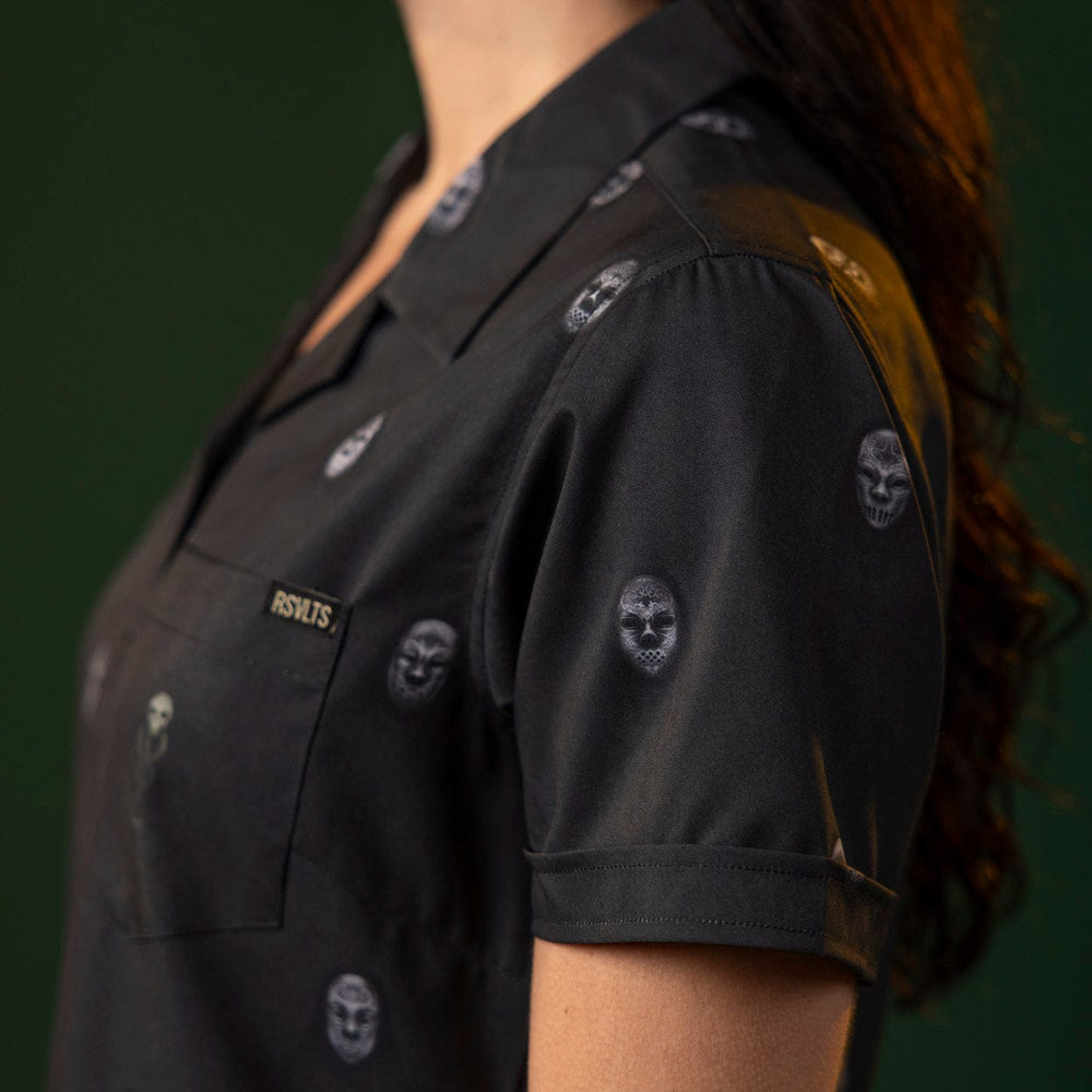 Harry Potter "Morsmordre" – Women's KUNUFLEX Short Sleeve Shirt - Image 6