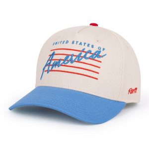 Retro '76 – 5-Panel Curved Brim Hat