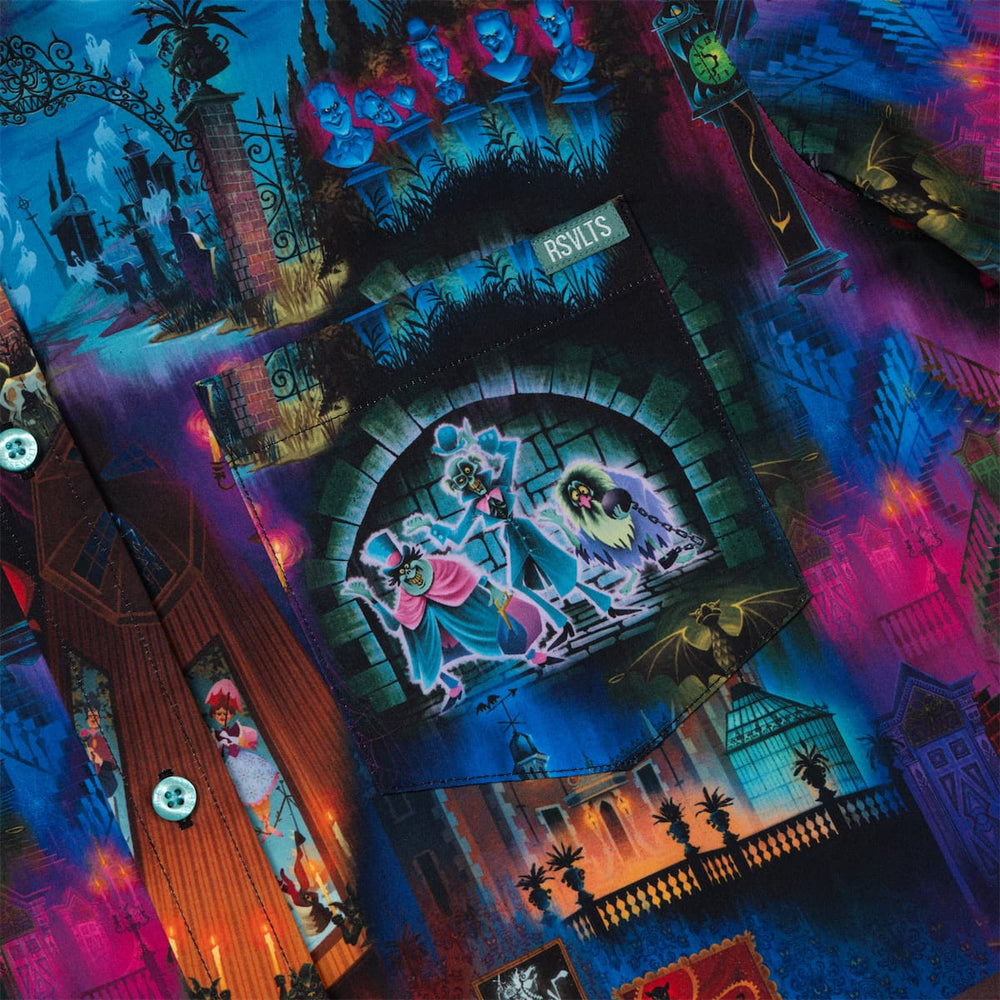 Disney's Haunted Mansion "999 Happy Haunts" – KUNUFLEX Short Sleeve Shirt - Image 3