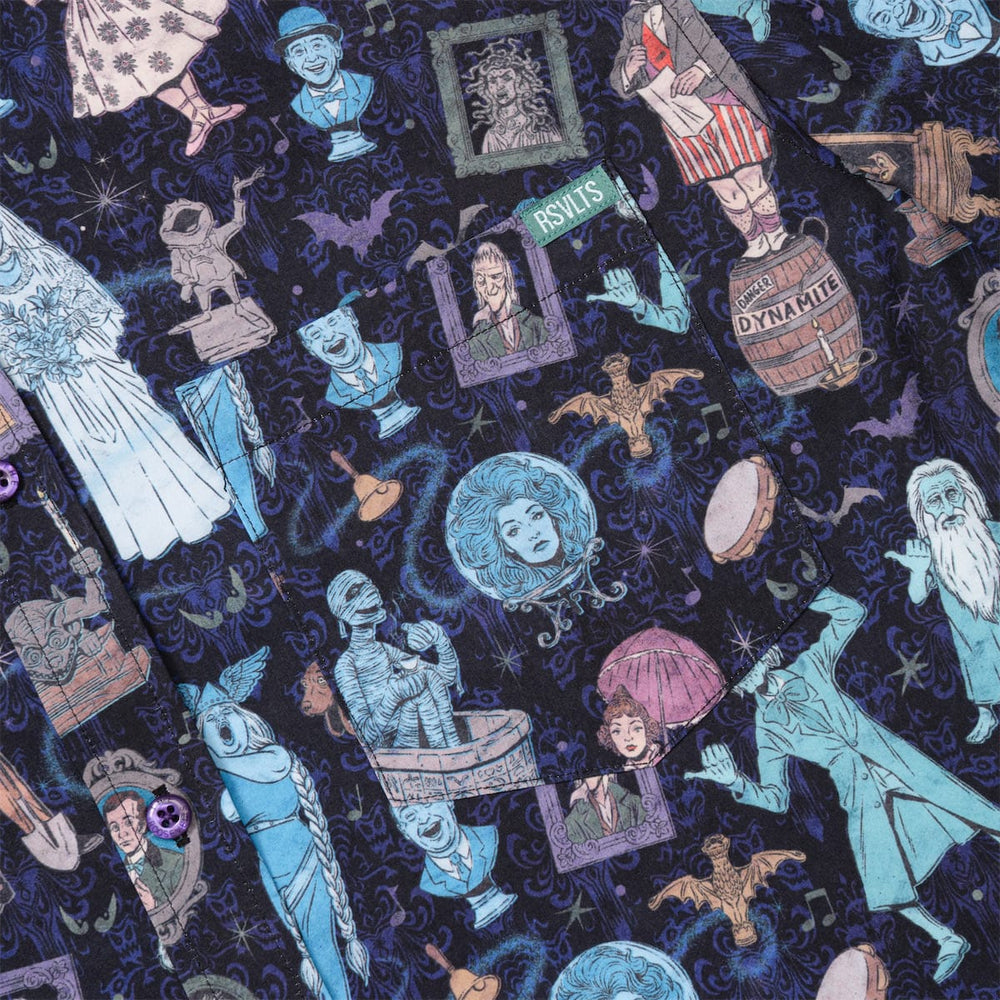 Disney's Haunted Mansion "Room for One More" – KUNUFLEX Short Sleeve Shirt - Image 3