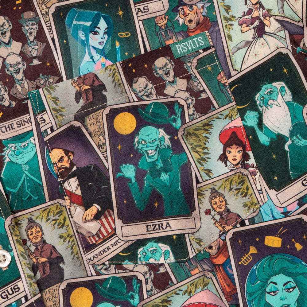 Disney's Haunted Mansion "Deck of the Dead" – KUNUFLEX Short Sleeve Shirt - Image 3