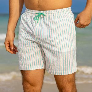 Easy Does It – Stretch Seersucker Hybrid Shorts