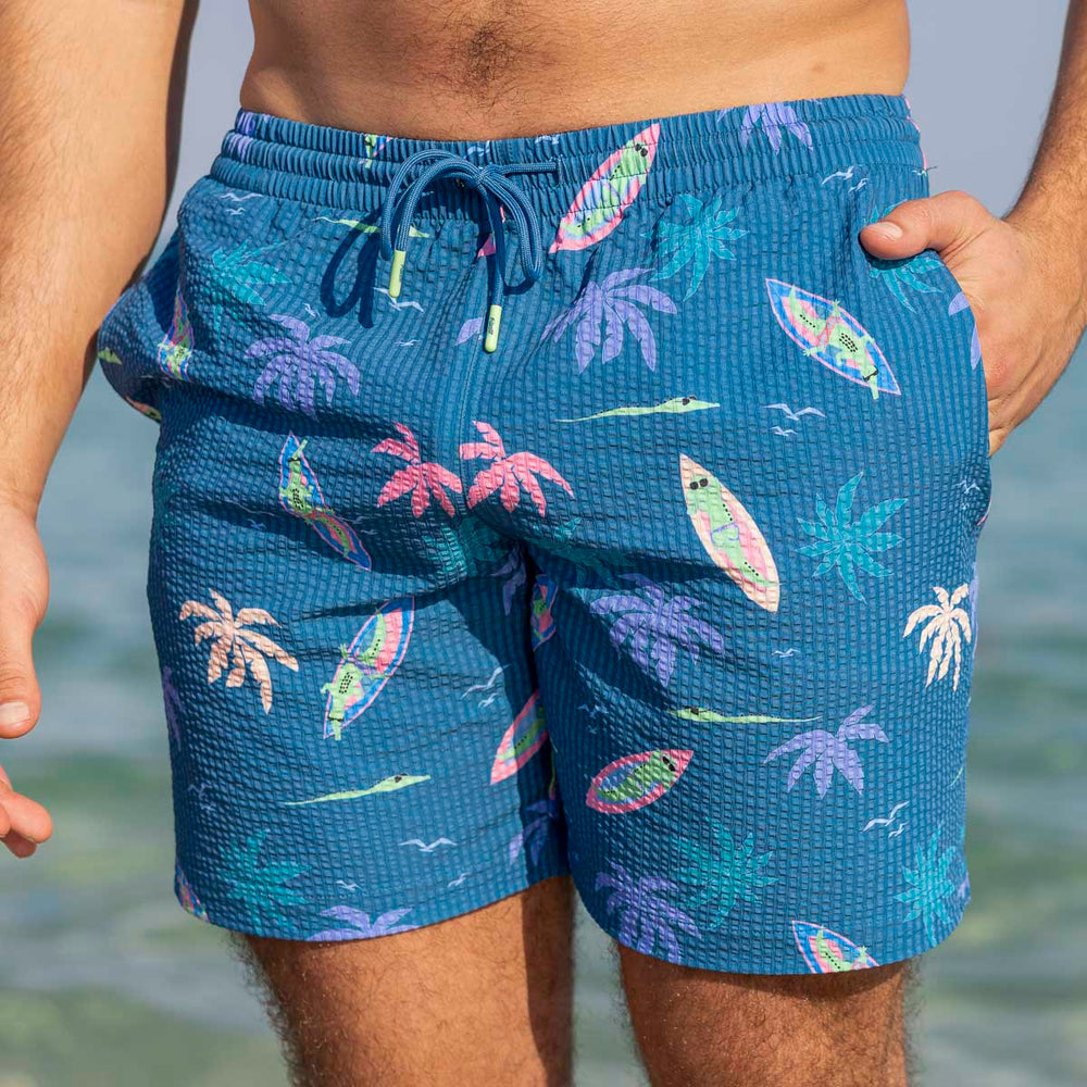 Gator Rays – Stretch Seersucker Hybrid Shorts