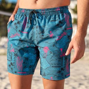 Soleil Beach (Night) – Hybrid Shorts