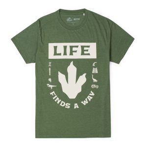 Jurassic Park "Life Finds a Way" – Crewneck Tee