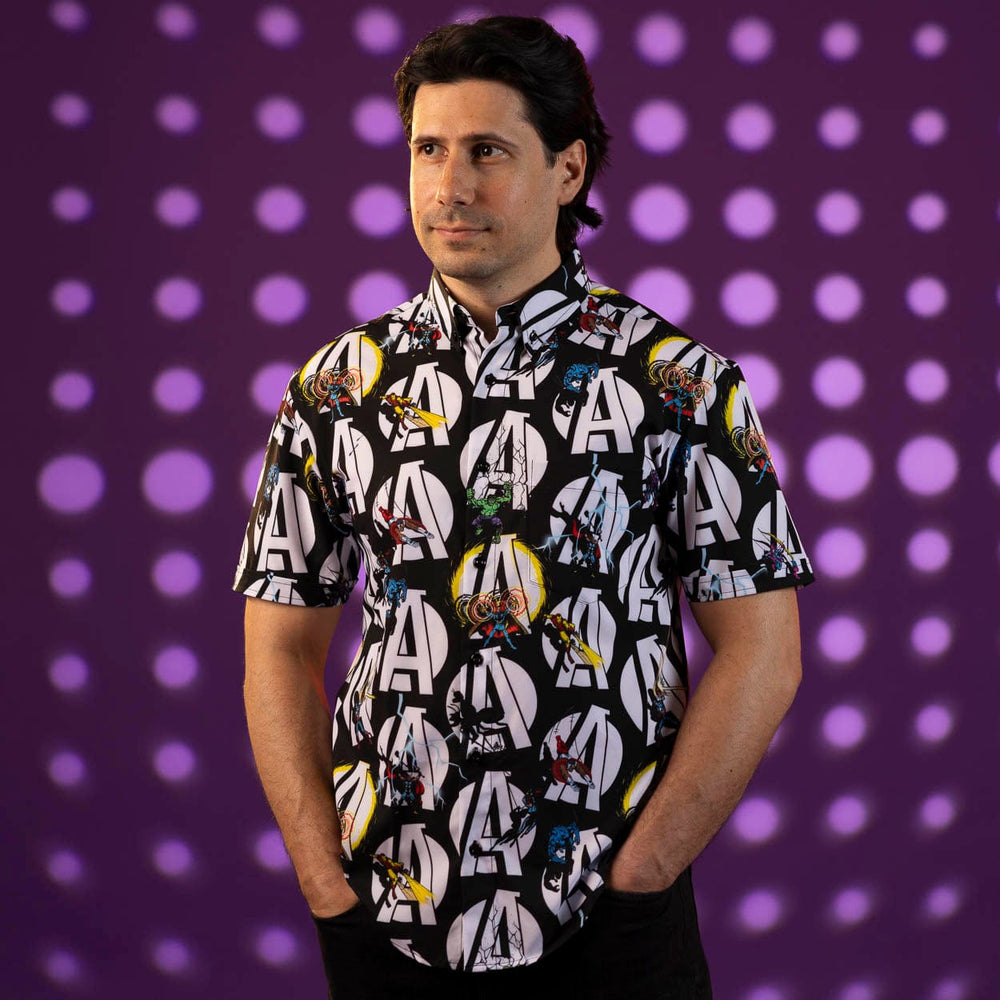 Marvel's Avengers “A Is for Avengers” – KUNUFLEX Short Sleeve Shirt - Image 3