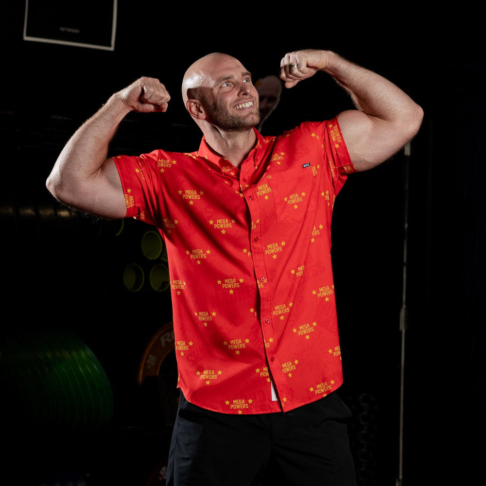 WWE "Mega Powers" – KUNUFLEX Short Sleeve Shirt - Image 6