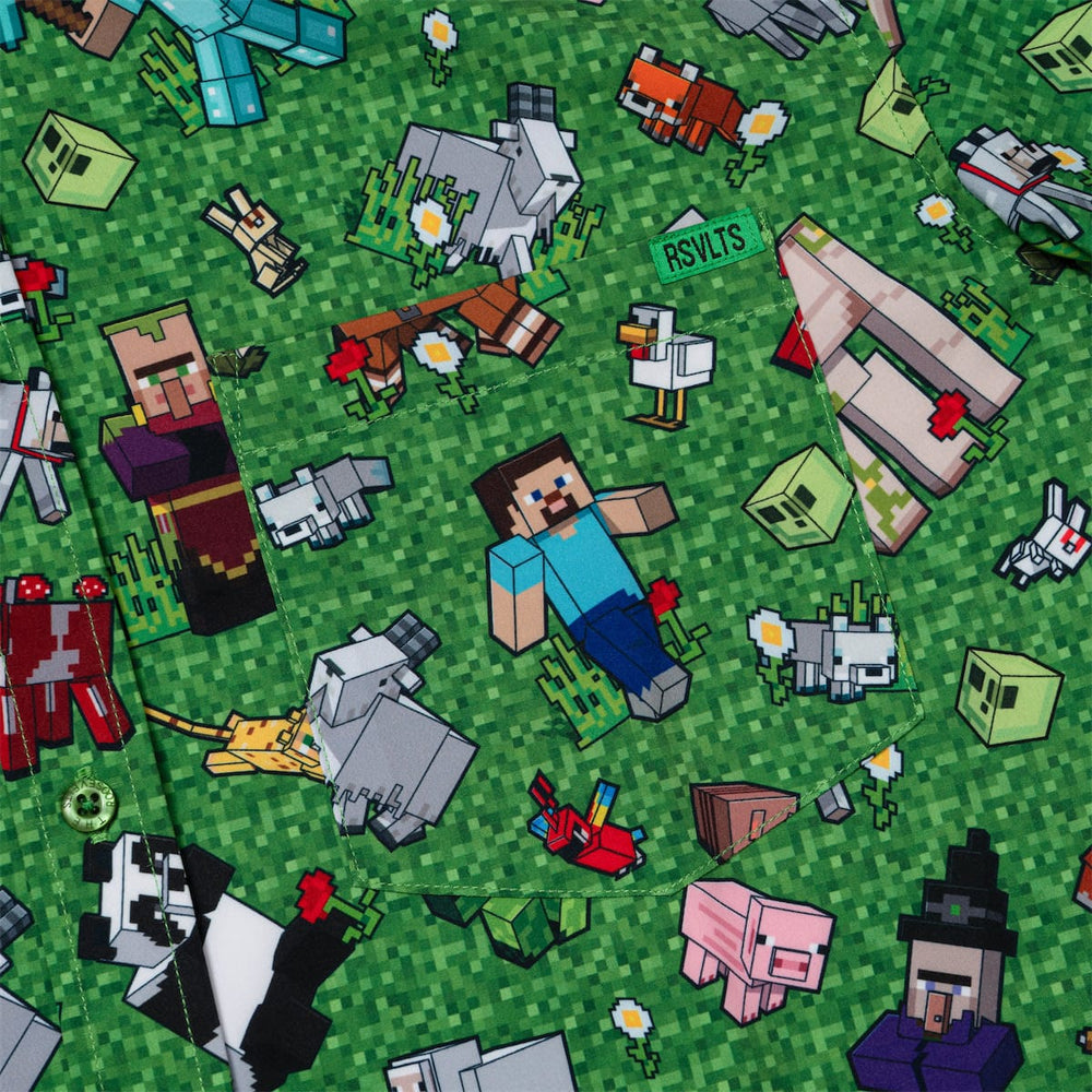 Minecraft "Overworld Odyssey" – KUNUFLEX Short Sleeve Shirt - Image 3