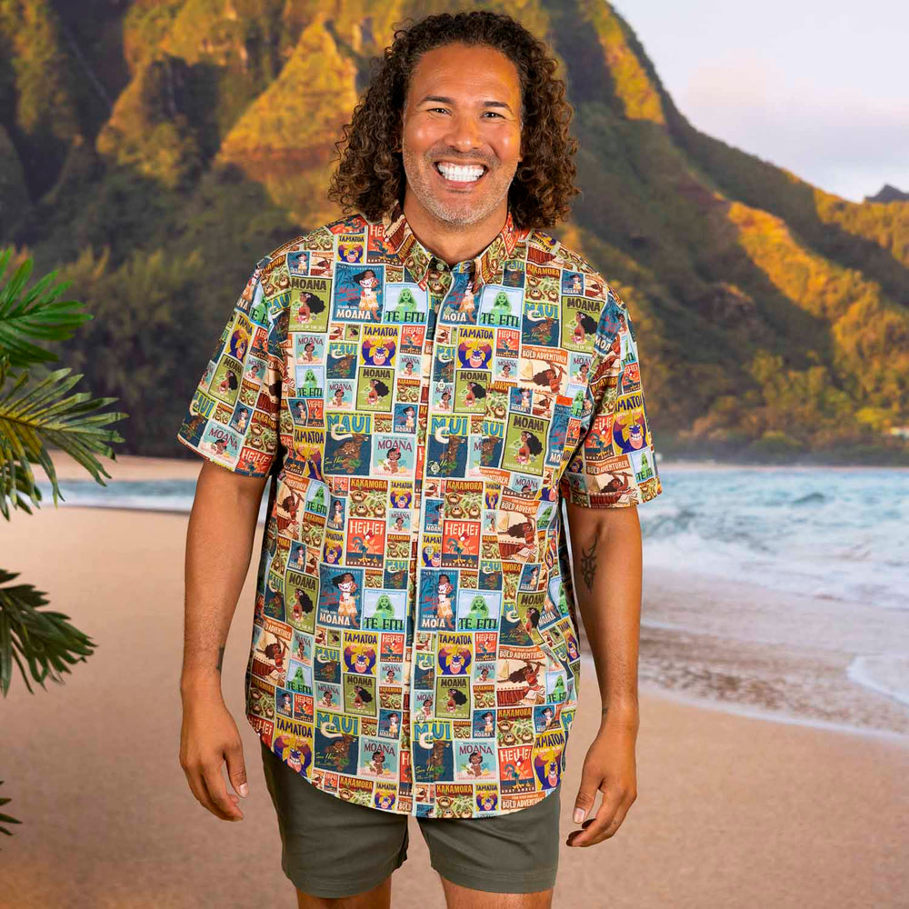 Disney’s Moana "The Ocean Is Calling" – KUNUFLEX Short Sleeve Shirt - Image 2