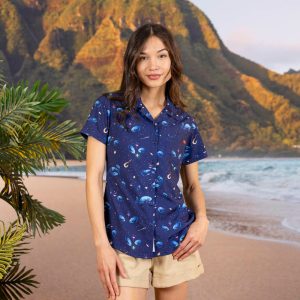Disney’s Moana "I’d Rather Be Shiny" – Women's KUNUFLEX Short Sleeve Shirt