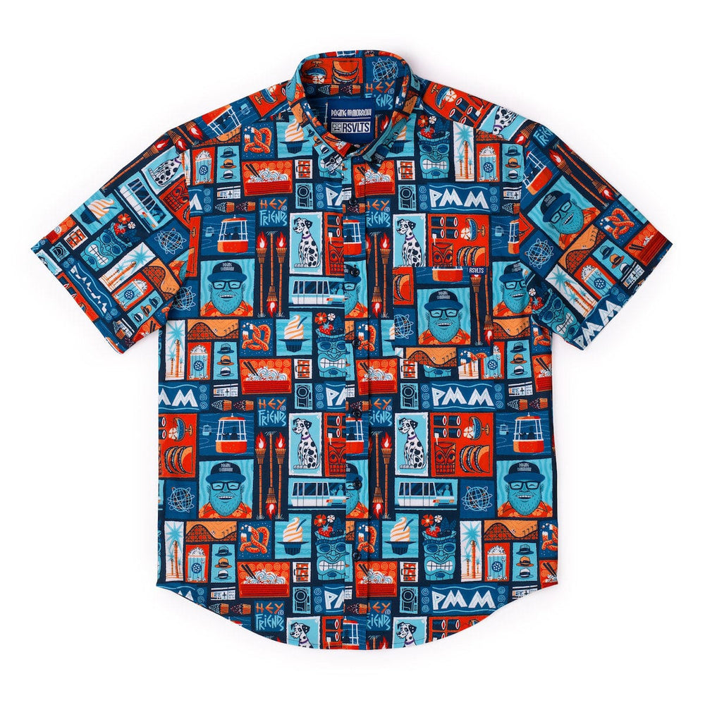 Paging Mr. Morrow "Hey, Friends" – KUNUFLEX Short Sleeve Shirt - Image 3