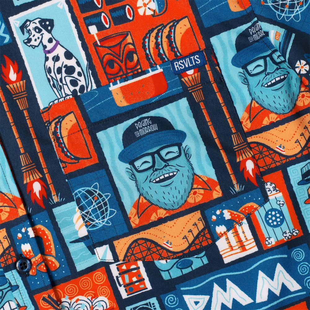 Paging Mr. Morrow "Hey, Friends" – KUNUFLEX Short Sleeve Shirt - Image 7