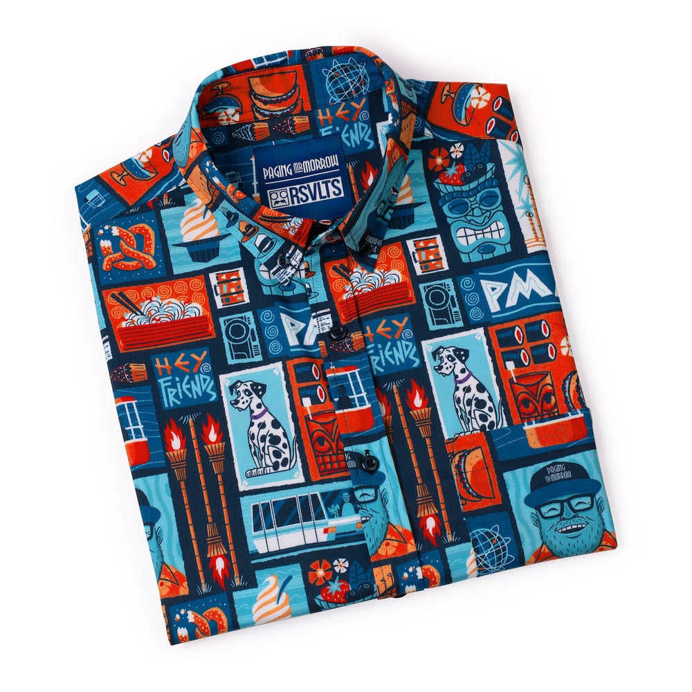 Paging Mr. Morrow "Hey, Friends" – KUNUFLEX Short Sleeve Shirt - Image 9