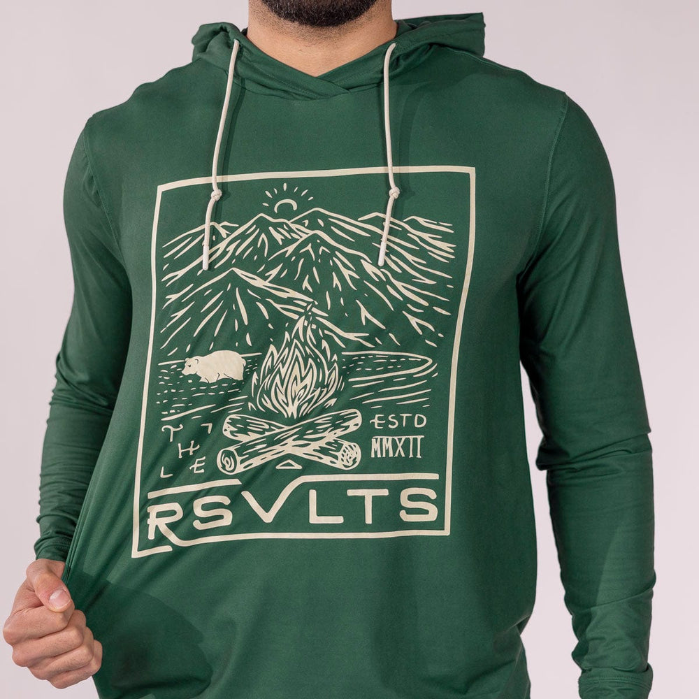 RSVLTS MTNS (Alpine Green) – Performance Hoodie - Image 6