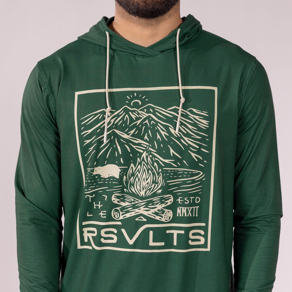 RSVLTS MTNS (Alpine Green) – Performance Hoodie