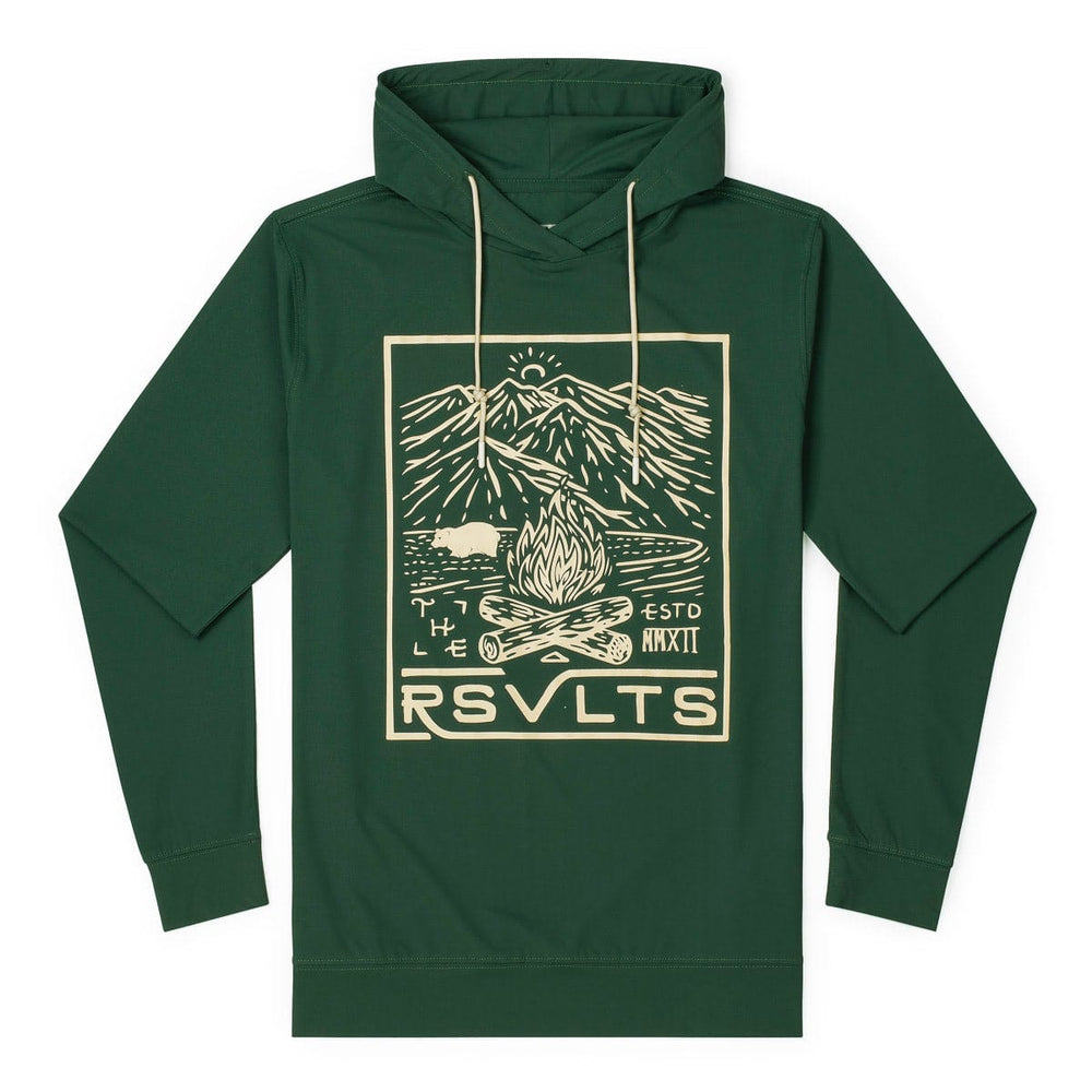 RSVLTS MTNS (Alpine Green) – Performance Hoodie - Image 2
