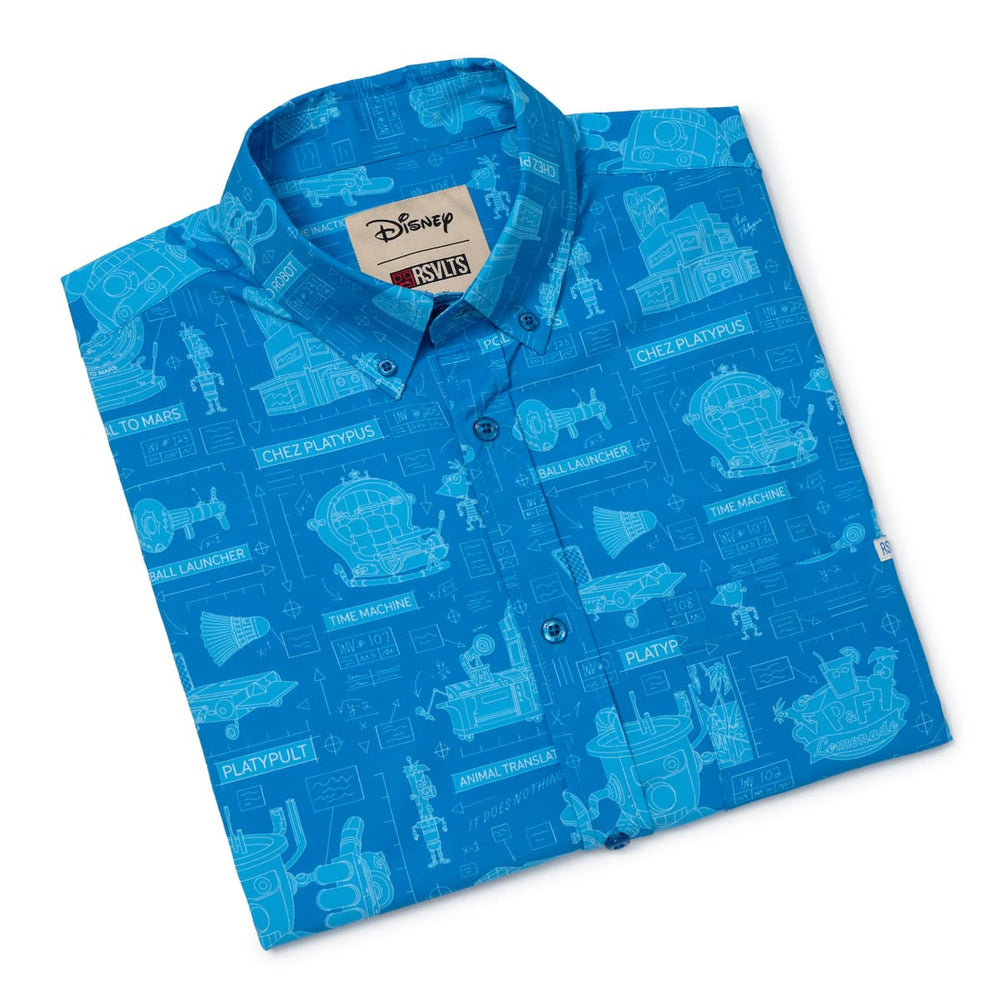 Disney’s Phineas and Ferb "Backyard Blueprints" – KUNUFLEX Short Sleeve Shirt - Image 8
