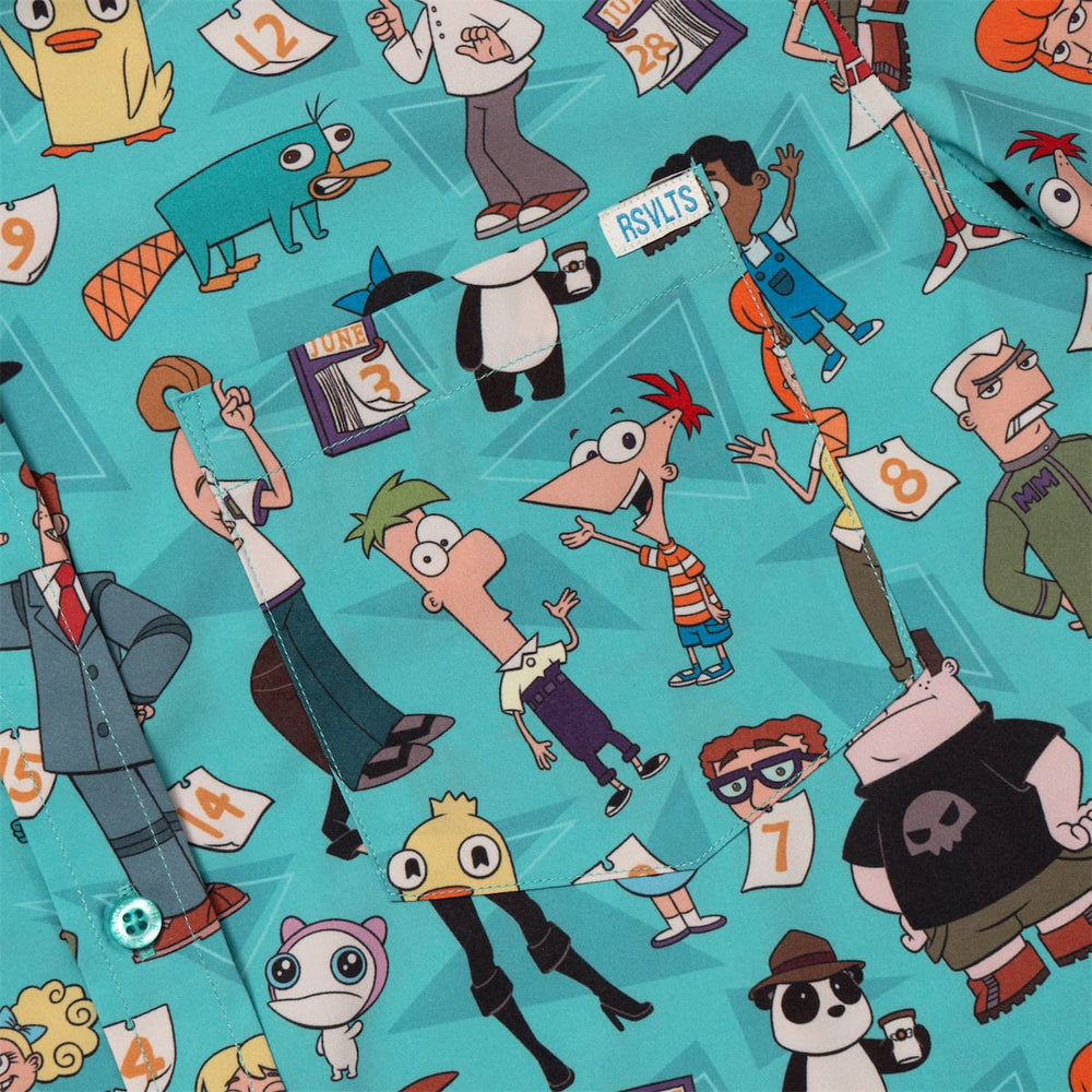 Disney’s Phineas and Ferb "Citizens of Danville" – KUNUFLEX Short Sleeve Shirt - Image 3