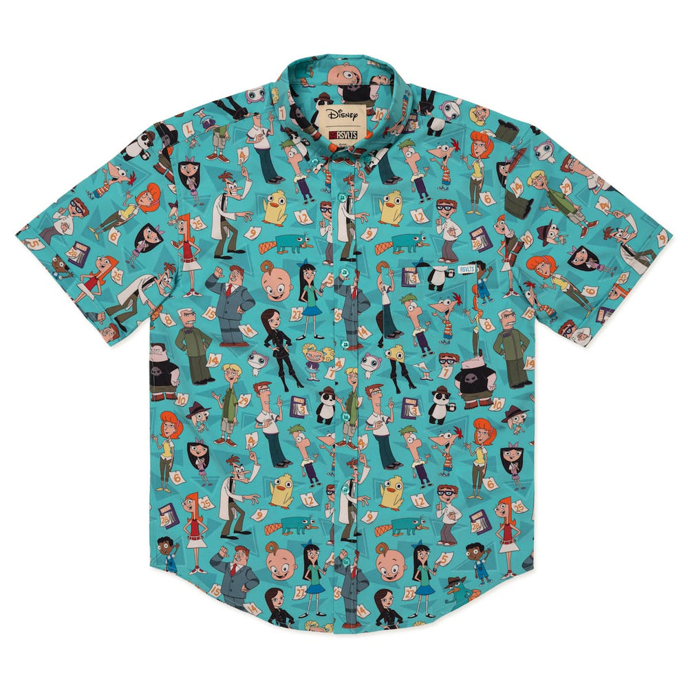 Disney’s Phineas and Ferb "Citizens of Danville" – KUNUFLEX Short Sleeve Shirt - Image 5