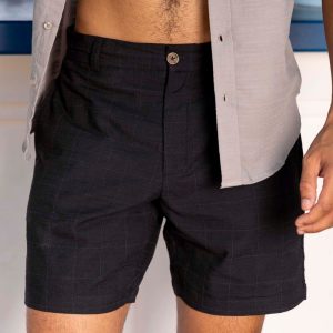 Obsidian Black – Bamboo Resort Shorts