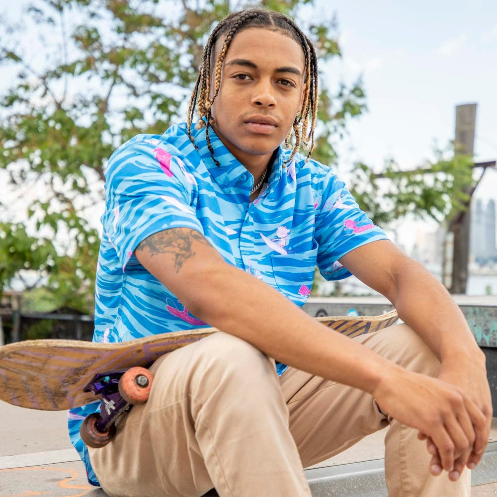 Rocket Power "Party Wave" – KUNUFLEX Short Sleeve Shirt - Image 9