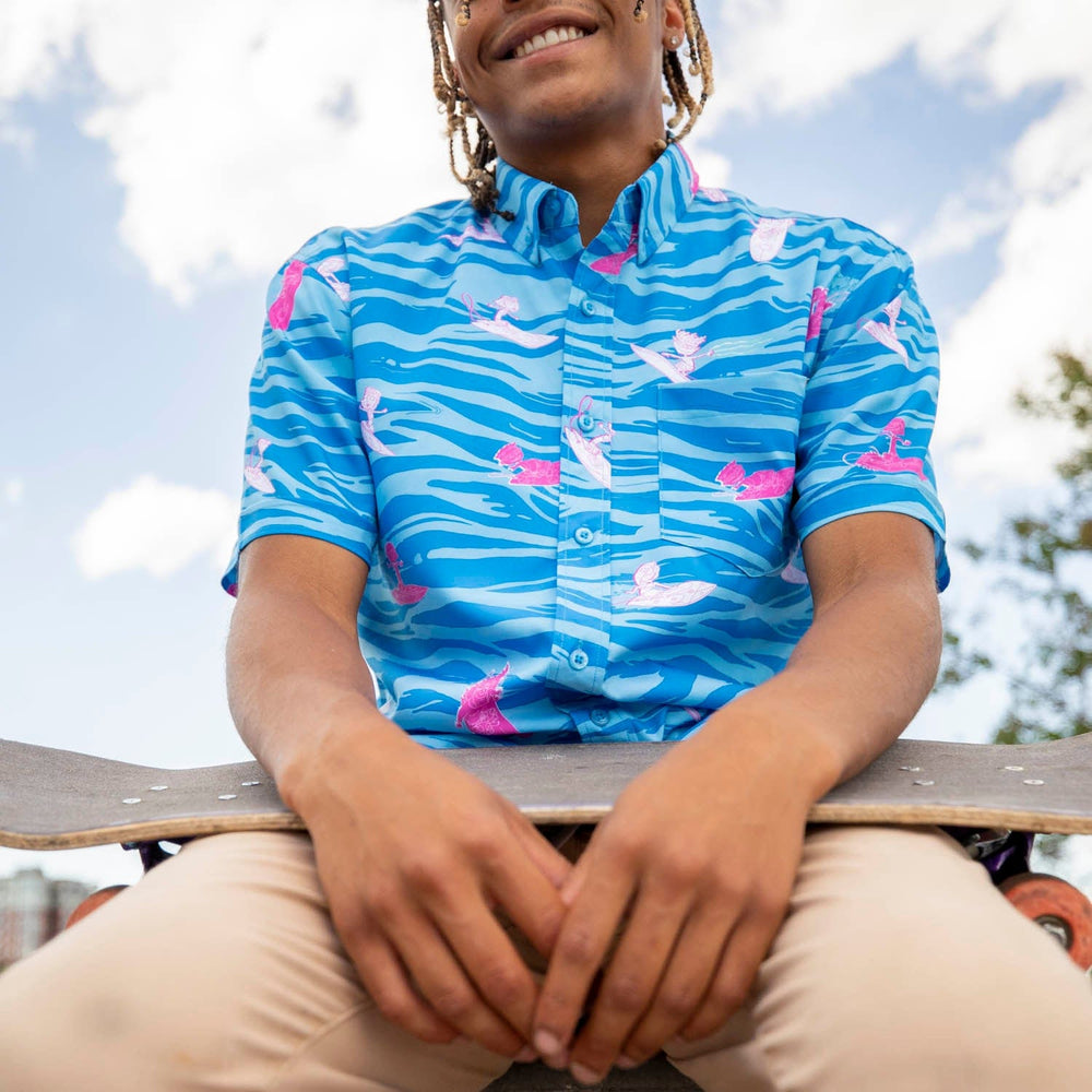 Rocket Power "Party Wave" – KUNUFLEX Short Sleeve Shirt - Image 7