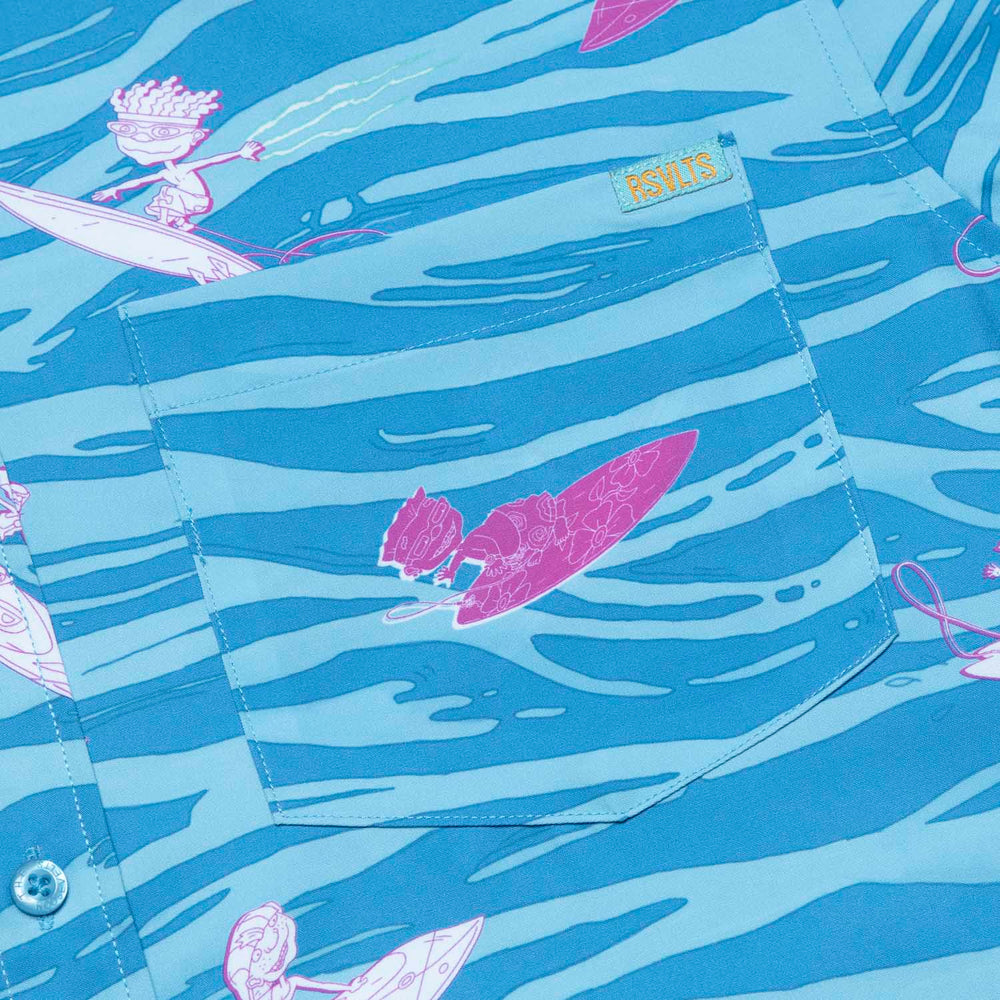 Rocket Power "Party Wave" – KUNUFLEX Short Sleeve Shirt - Image 4