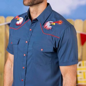 Red Glare – Roper Short Sleeve Shirt
