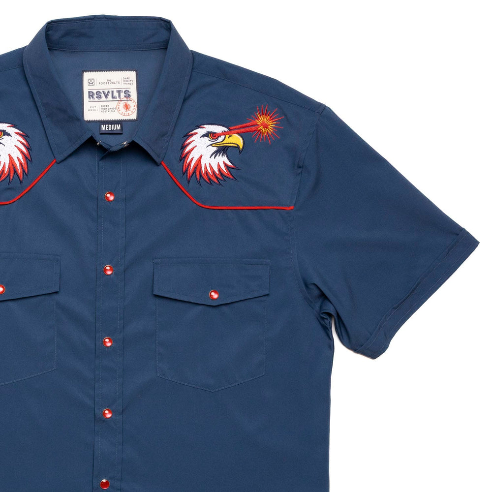 Red Glare – Roper Short Sleeve Shirt - Image 2