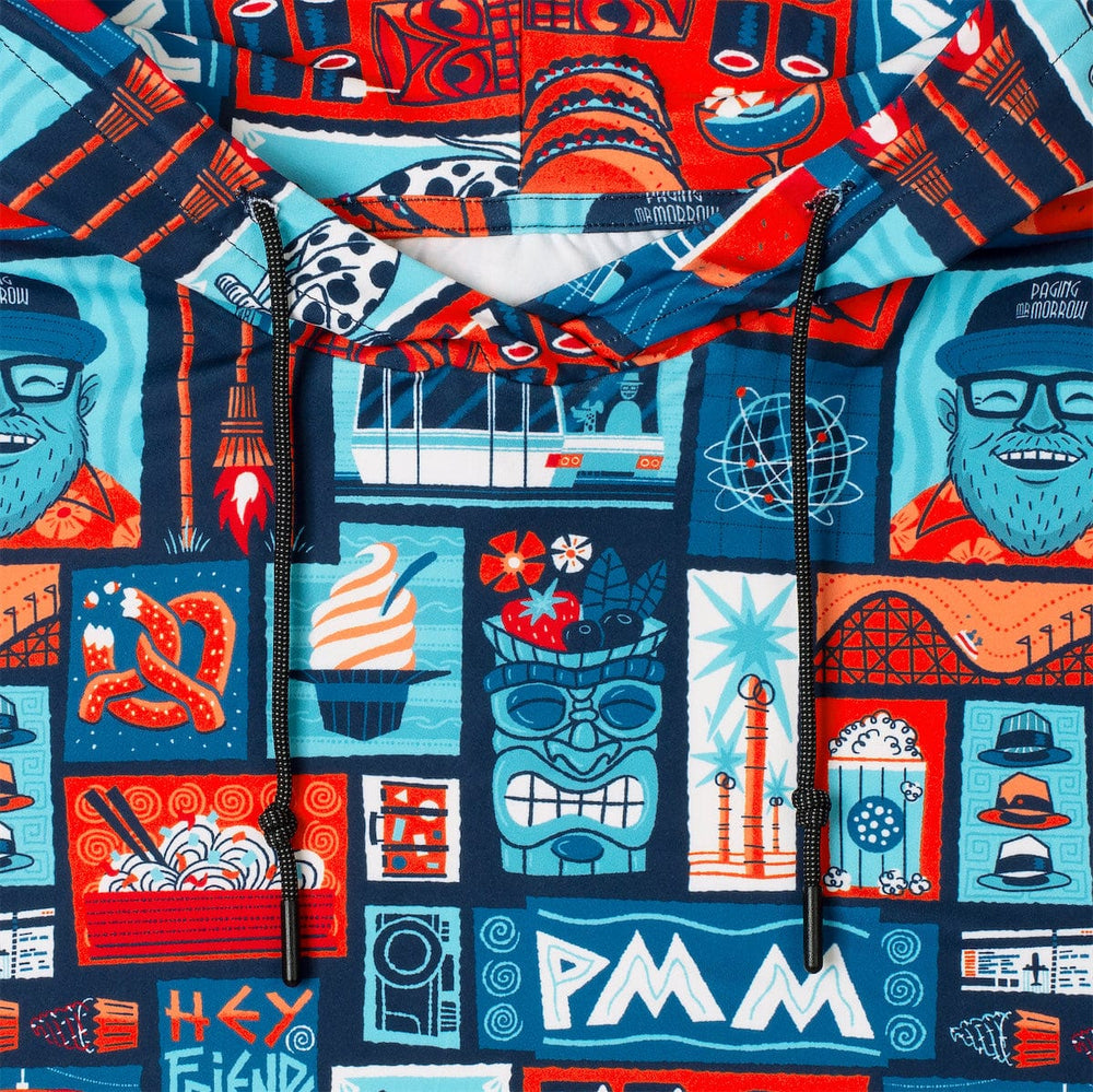 Paging Mr. Morrow "Hey, Friends" – Performance Hoodie - Image 2