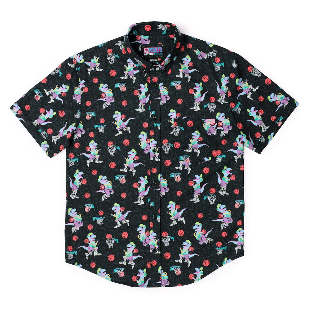 ‘90s Retro "Dino Dunks" – KUNUFLEX Short Sleeve Shirt - Image 4