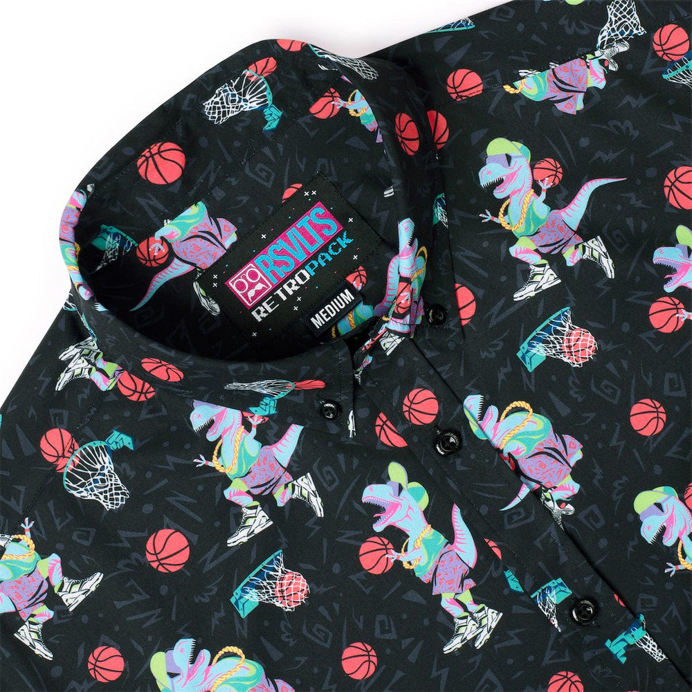 ‘90s Retro "Dino Dunks" – KUNUFLEX Short Sleeve Shirt - Image 5