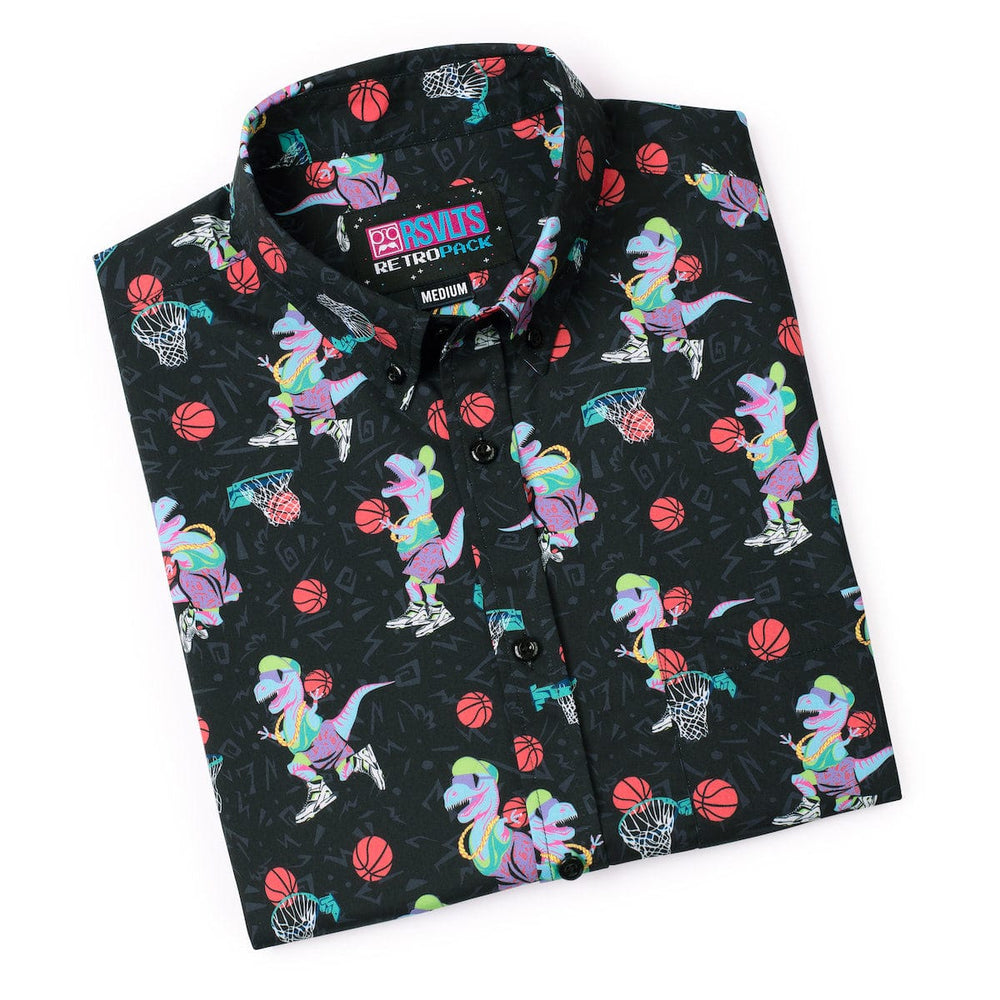‘90s Retro "Dino Dunks" – KUNUFLEX Short Sleeve Shirt - Image 8