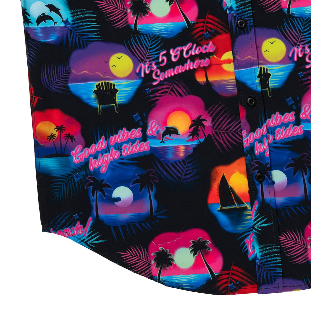Airbrush Tropic – KUNUFLEX Short Sleeve Shirt - Image 5