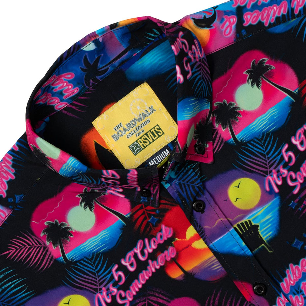 Airbrush Tropic – KUNUFLEX Short Sleeve Shirt - Image 4