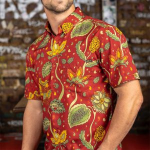 ‘70s Retro "Baba O’Redly" – KUNUFLEX Short Sleeve Shirt