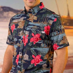 Cabana Noir – KUNUFLEX Short Sleeve Shirt