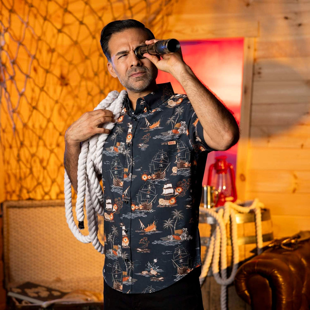 Days of Plunder – KUNUFLEX Short Sleeve Shirt - Image 3