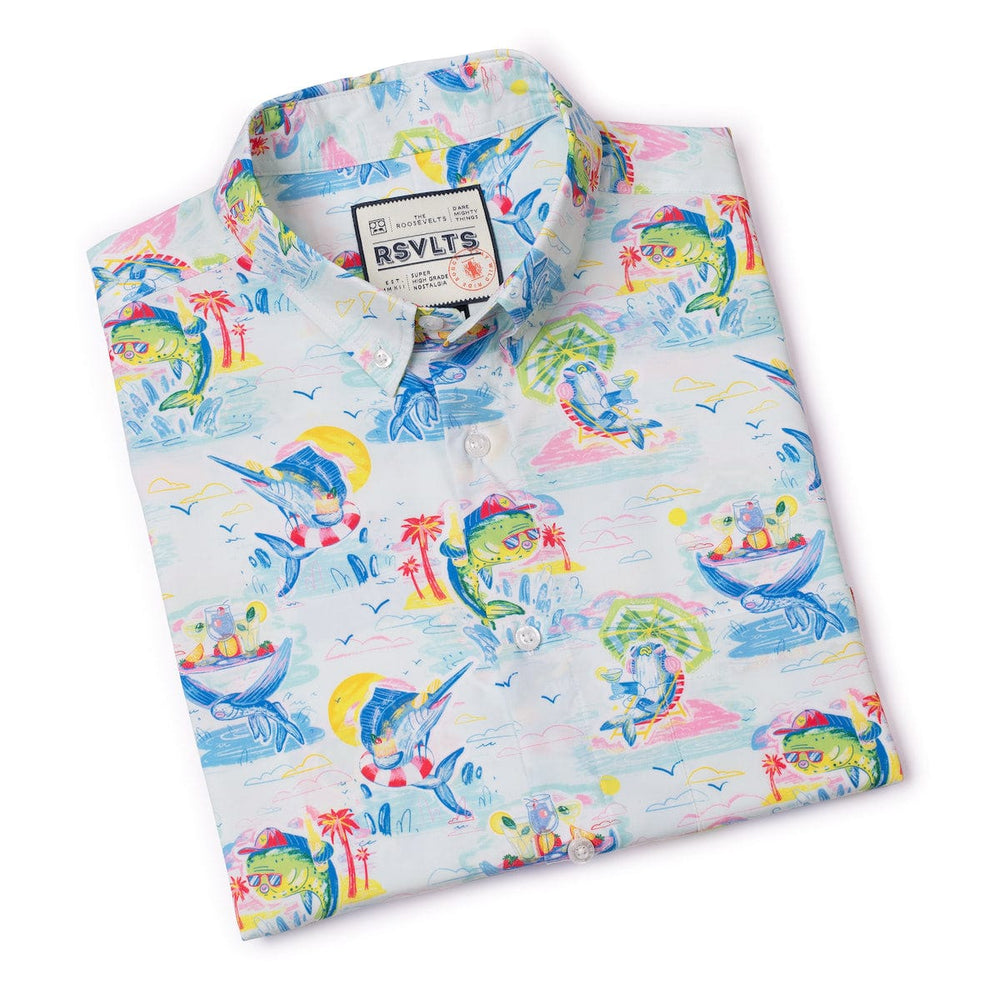 Drinking Like Fish – KUNUFLEX Short Sleeve Shirt - Image 8