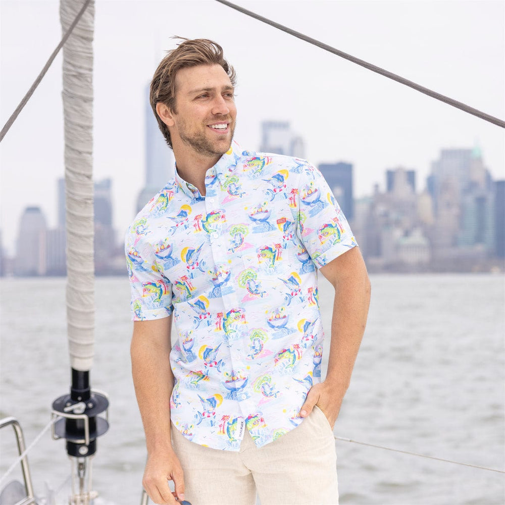 Drinking Like Fish – KUNUFLEX Short Sleeve Shirt - Image 3