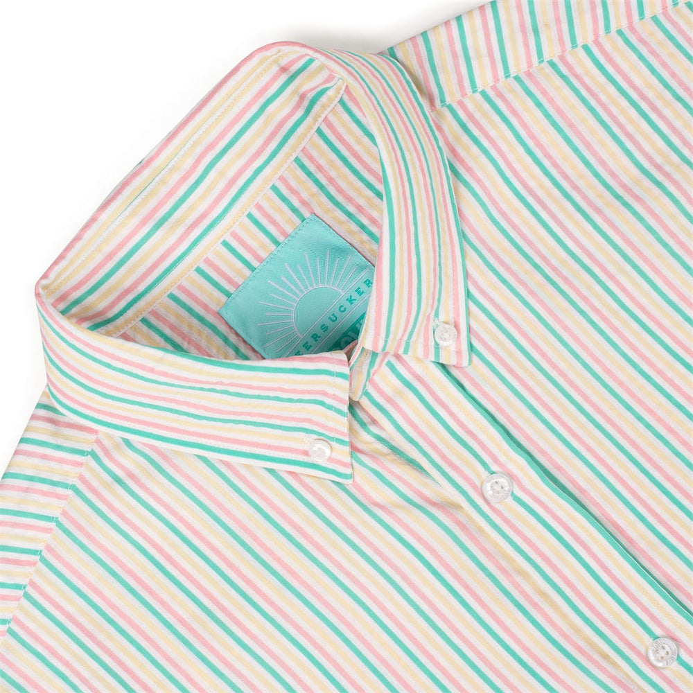 Easy Does It – Stretch Seersucker Short Sleeve Shirt - Image 7