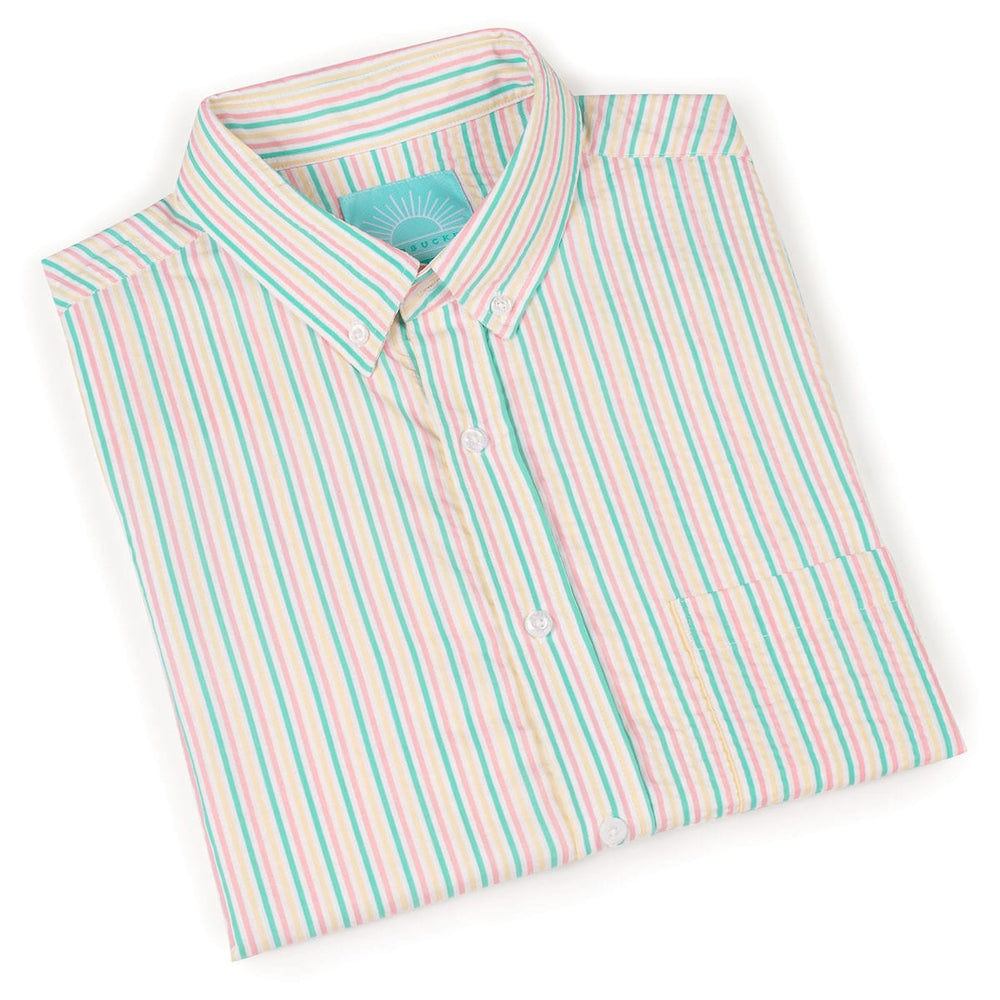 Easy Does It – Stretch Seersucker Short Sleeve Shirt - Image 9