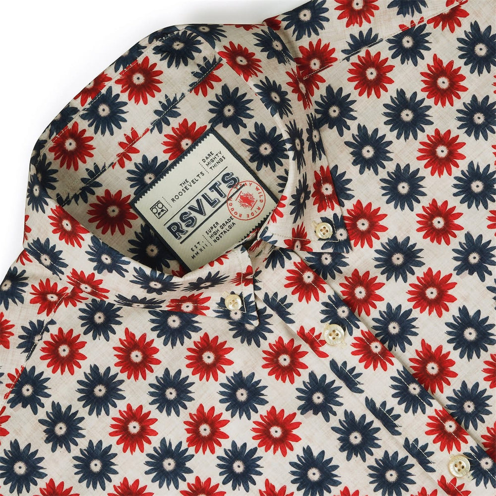 Freedom Flowers – KUNUFLEX Short Sleeve Shirt - Image 6
