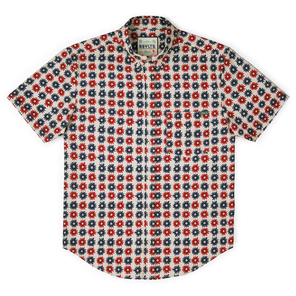Freedom Flowers – KUNUFLEX Short Sleeve Shirt - Image 5