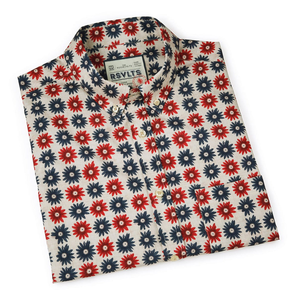 Freedom Flowers – KUNUFLEX Short Sleeve Shirt - Image 8