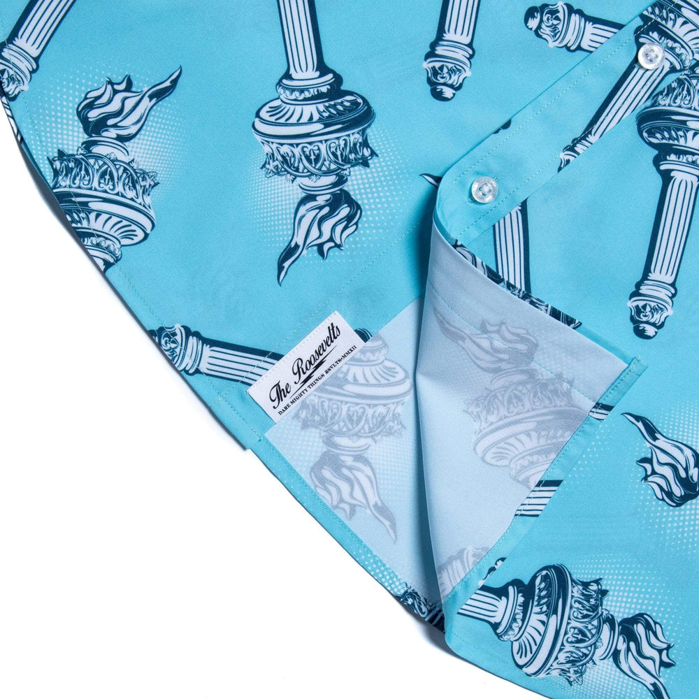Lady Liberty's Annual Torch Toss – KUNUFLEX Short Sleeve Shirt - Image 5