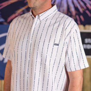 LND Pinstripe – KUNUFLEX Short Sleeve Shirt