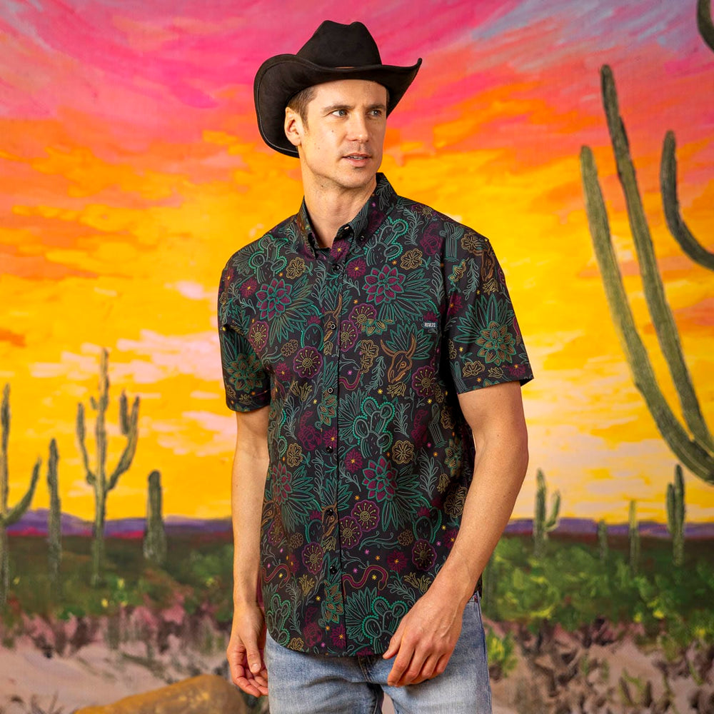 Midnight Mesa – KUNUFLEX Short Sleeve Shirt - Image 3