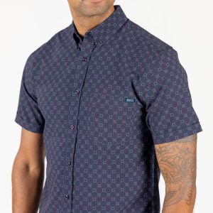 Midnight Mosaic – KUNUFLEX Short Sleeve Shirt